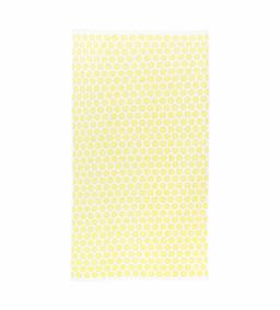Paplūdimio rankšluostis 500J VELOUR T0201-SUN YELLOW