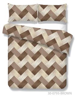 Patalynės komplektas GEOMETRIJA 30-0793-BROWN