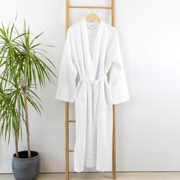 Халат BATHROBE WAFFLE CVC-210 210 BATHROBE KIMONO-OPTIC WHITE