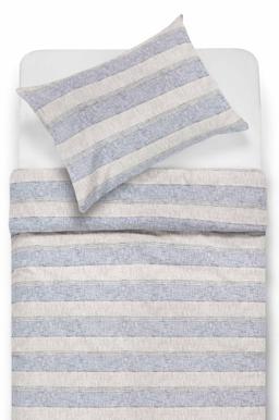 Drobės patalynės komplektas DRAYA 30-0787-BLUE