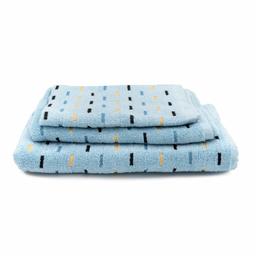 3 piece towel set 550 ZERO TWIST T0207-SKY BLUE
