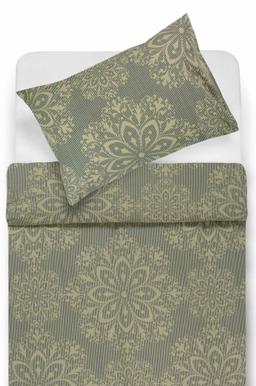 Cotton bedding set DONNIE 20-1289-PALE OLIVE