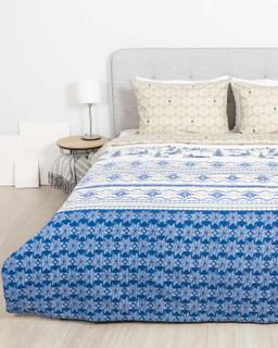 Flanelės patalynė BILLY 40-1564/40-1565-BLUE