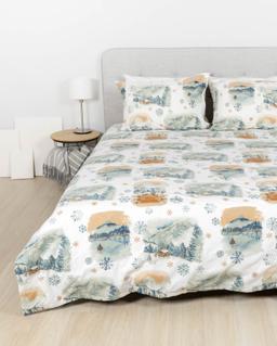 Flanelės patalynė BEATRIX 40-1563-BLUE