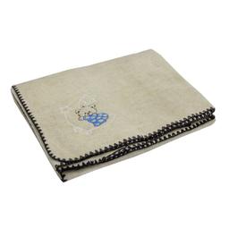 Vaikiškas pledas ECO 80-1048-TEDDY BLUE