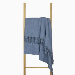 Woolen plaid MERINO-270 80-3257-BLUE
