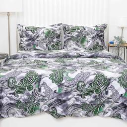 PREMIUM mako satino patalynė CERESE 40-1583-GREEN