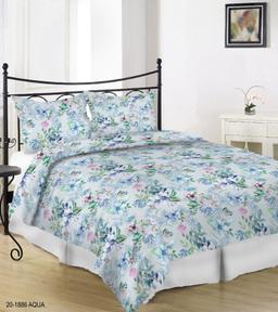 Постельное бельё из сатина ADELIA 20-1886-AQUA