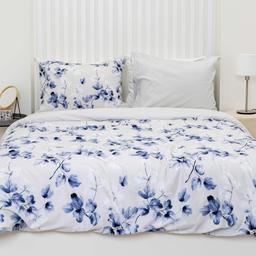 PREMIUM mako satino patalynė CAYE 20-1925/00-0522-BLUE LIGHT GREY