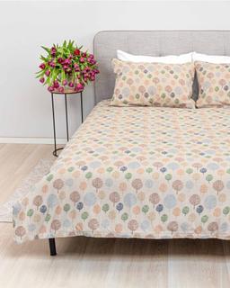 Flannel bedding set BLAKE 40-1435-BLUE