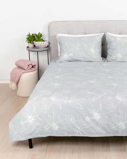 Фланелевое постельное бельё BRIAR 20-1786-GREY