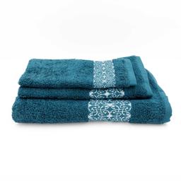 3 dalių rankšluosčių komplektas T0188 T0188-BLUE CORAL